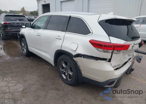 2017 Toyota Highlander Limited Platinum from USA, damaged, VIN 5TDDZRFH4HS385614
